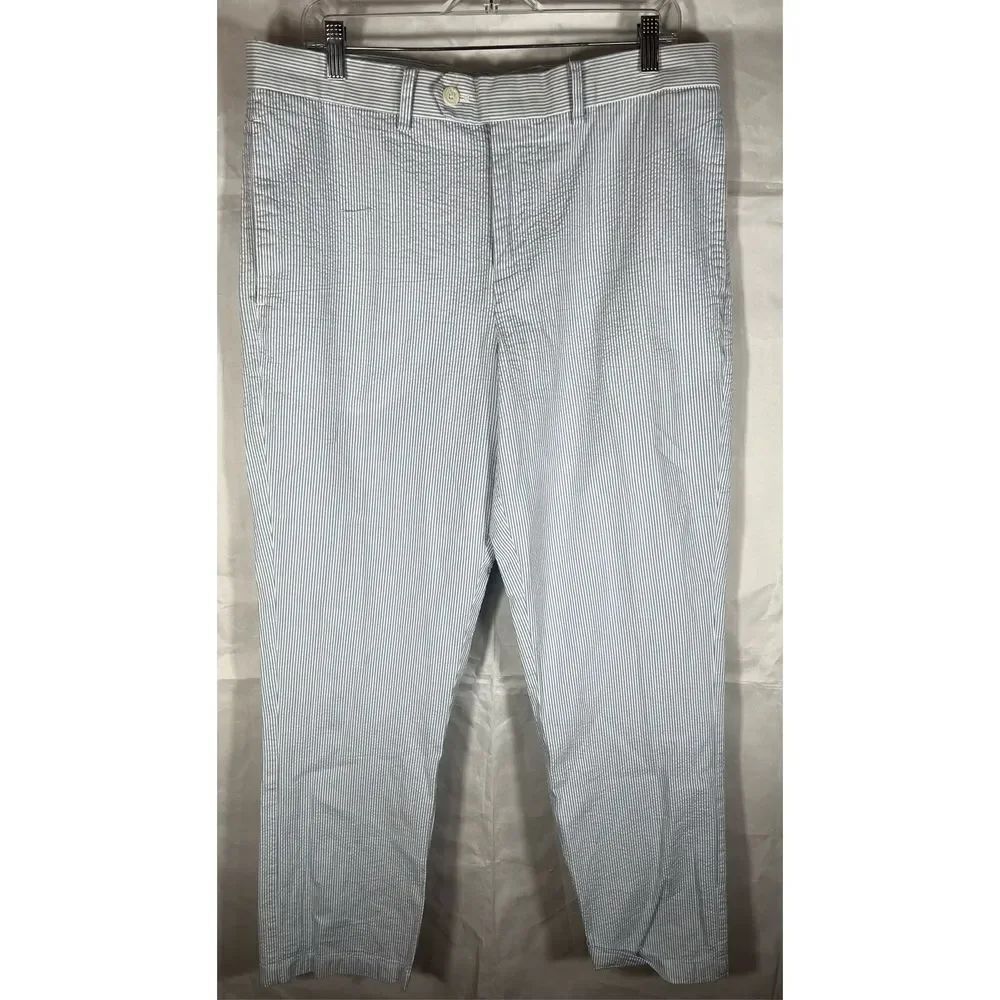 Tailorbyrd seasucker striped pants